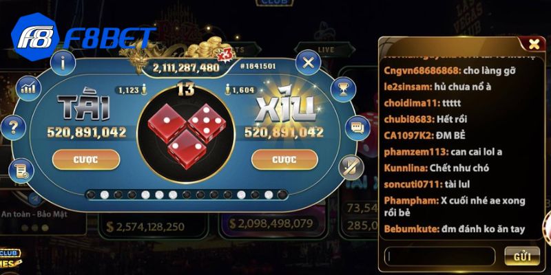 Người chơi đang tham gia cược tài xỉu